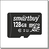 Карта памяти Smart Buy microSDHC 128 Gb Class 10, без адаптера